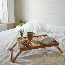 CASA ACACIA Vassoio Da Letto Naturale| Vassoi