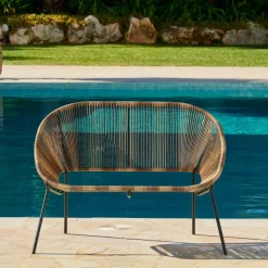 CASA ACAPULCO Panca Lounge Impilabile| Panche Da Giardino