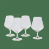 CASA AFTER DINNER Bicchiere Da Cognac Set Di 4 Trasparente| Bicchieri Da Cocktail