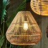 CASA ALIS Lampada Appesa E27 Naturale| Lampade A Sospensione