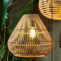 CASA ALIS Lampada Appesa E27 Naturale| Lampade A Sospensione