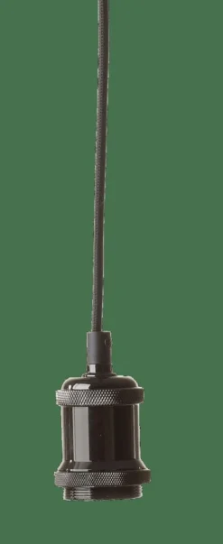 CASA ALU Cavo Nero, Metallico| Lampade A Sospensione
