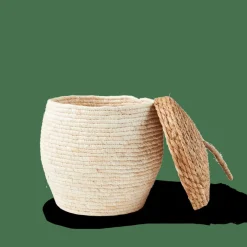 CASA ALVIN Cesto Portatutto Con Coperchio Marrone, Naturale| Cesti Portatutto|Autunno