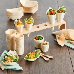 CASA APERO ECO Ciotole Set Di 20 Naturale| Aperitivo E Tapas