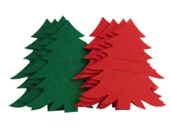 CASA ARBO Portaposate Set Da 4 Rosso| Buste Portaposate