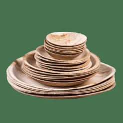 CASA ARECA LEAF Ciotole Set Di 6 Naturale| Piatti