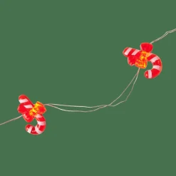 CASA ARO Filo Luminoso Con 20 Luci Led 2 Disegni Rosso, Verde| Fili Luminosi