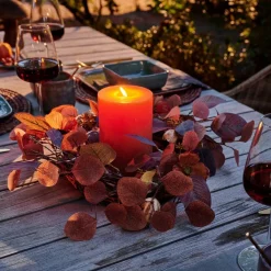 CASA AUTUMN Ghirlanda Decorativa Arancione| Decorazione Da Appendere|Autunno