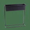 CASA BALCO Vaso Per Piante Nero| Supporti Per Piante