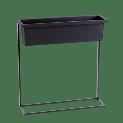 CASA BALCO Vaso Per Piante Nero| Supporti Per Piante