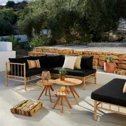 CASA BAMBOLETTE Panca Lounge Look Bambù| Set Lounge