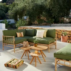 CASA BAMBOLETTE Panca Lounge Look Bambù| Set Lounge