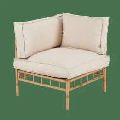 CASA BAMBOLETTE Poltrona Ad Angolo Look Bambù| Set Lounge