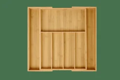CASA BAMBOO Org. Per Cassetto Allungabile Naturale| Cesti Cassetto