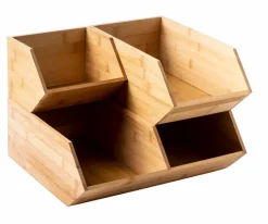 CASA BAMBOO Organizzatore Naturale| Cesti Cassetto