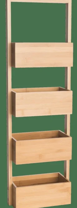 CASA BAMBOO Scaffale Portatutto Naturale| Scaffali Da Parete