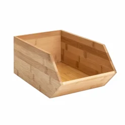 CASA BAMBOO Scatola Portafazzoletti Naturale| Accessori Da Lavandino|Cesti Cassetto