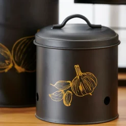 CASA BAMBOO Scatola Portatutto Vaso Per Erbe Naturale| Contenitore Per Alimenti|Scatole Conserva Vivande