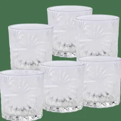 CASA BAR Bicchieri Set Da 6 Trasparente| Bicchieri Da Acqua