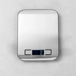 CASA BASIC Bilancia Da Cucina Digitale Metallico, Argentato| Strumenti Da Cucina