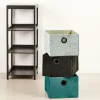 CASA BASIC Cesta Pieghevole Petrol| Cesti Cassetto