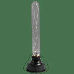 CASA BATI Supporto Lampadina E Batteria E27 Nero| Fili Luminosi|Lampade Led