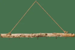 CASA BIRCH Ramo Con 7 Ganci Naturale| Decorazione Da Appendere|Autunno