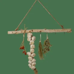CASA BIRCH Ramo Con 7 Ganci Naturale| Decorazione Da Appendere|Autunno