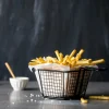 CASA BLACK Cestino Da Portata Nero| Aperitivo E Tapas