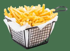 CASA BLACK Cestino Da Portata Nero| Aperitivo E Tapas