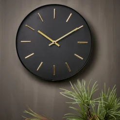 CASA BLACK Orologio Da Parete Nero| Orologi