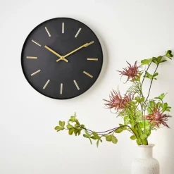 CASA BLACK Orologio Da Parete Nero| Orologi