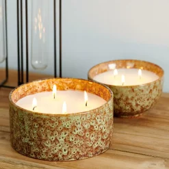 CASA BOWL Candela In Vaso Bianco| Candele