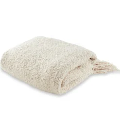 CASA BRUCE Plaid Bianco Antico| Plaid