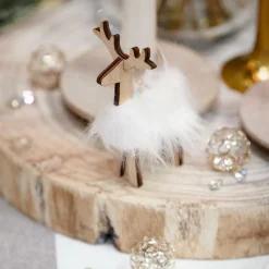 CASA BUCK Decorazione Soprammobile Bianco| Figurine Decorative