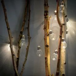 CASA BULB Filo Luminoso Solare 10 Leds Trasparente| Illuminazione Esterna