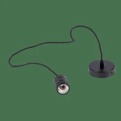 CASA CALEX Cavo E27 Nero| Lampade A Sospensione