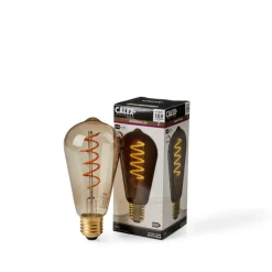 CASA CALEX Lampadina A Fil. E27 Marrone| Lampade Led