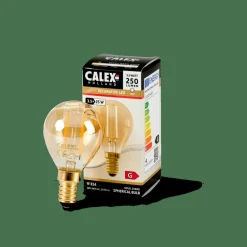 CASA CALEX Lampadina E14 Dorato| Lampade Led