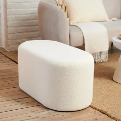 CASA CAPSULE Pouf: Bianco| Pouf