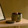 CASA CERAMIC Candela In Vaso Blu| Candele