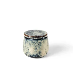 CASA CERAMIC Candela In Vaso Blu| Candele