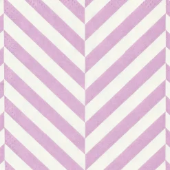 CASA CHEVRON Set Di 20 Tovaglioli Viola| Tovaglioli