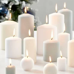 CASA CILINDRO Candela Cilindrica Bianco| Candele