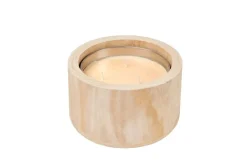 CASA CITRONELLA WOOD Candela Da Esterni Beige| Candele Da Giardino