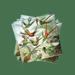 CASA COLIBRI Set Di 20 Tovaglioli Multicolore| Tovaglioli