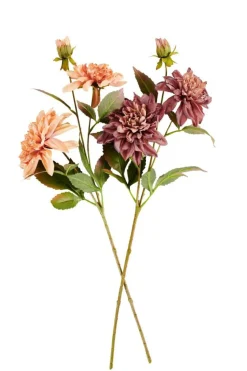 CASA DAHLIA Ramo Fiorito Rosa Pesca| Fiori Artificiali
