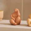 CASA DIVA Ceramica Decorativa Marrone| Figurine Decorative