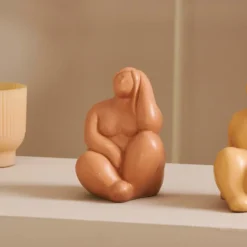 CASA DIVA Ceramica Decorativa Marrone| Figurine Decorative