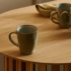 CASA EARTH LAGOON Mug Con Manico 20 CL Verde Chiaro| Mug
